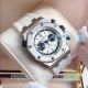 Copy Audemars Piguet Royal Oak Silver Bezel White Rubber Strap Watch (4)_th.jpg